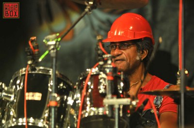 Sly Dunbar on stage in Nis 2011